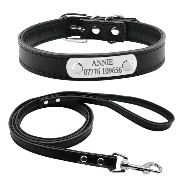 Load image into Gallery viewer, Smug Pug - 2 Piece Set - Personalised Collar & Leash