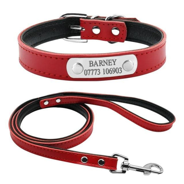 Load image into Gallery viewer, Smug Pug - 2 Piece Set - Personalised Collar & Leash