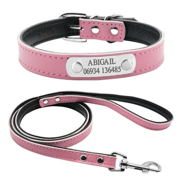 Load image into Gallery viewer, Smug Pug - 2 Piece Set - Personalised Collar & Leash