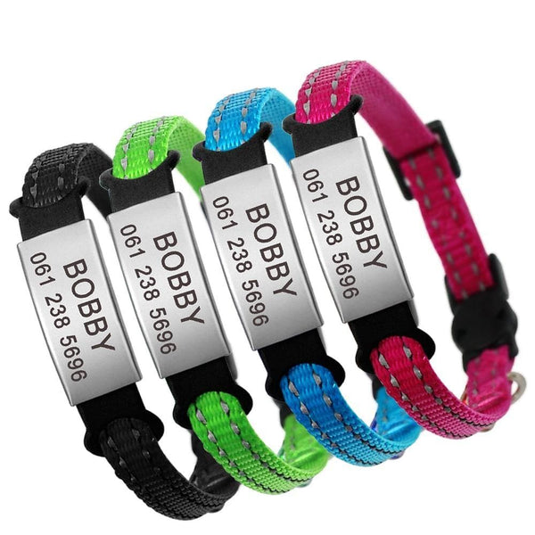 Load image into Gallery viewer, personalised cat collar with engraving