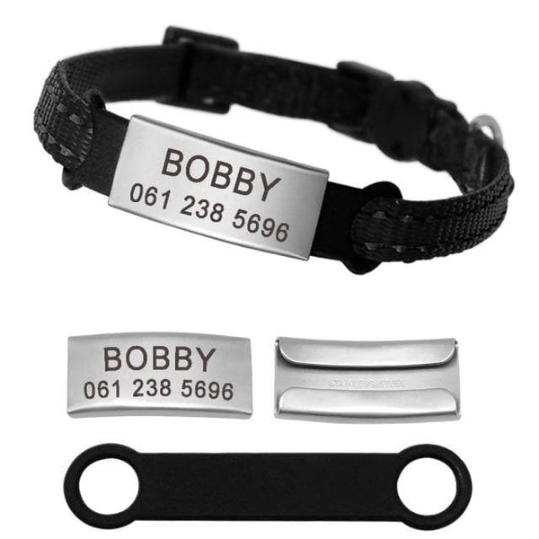 Load image into Gallery viewer, personalised cat collar with engraving