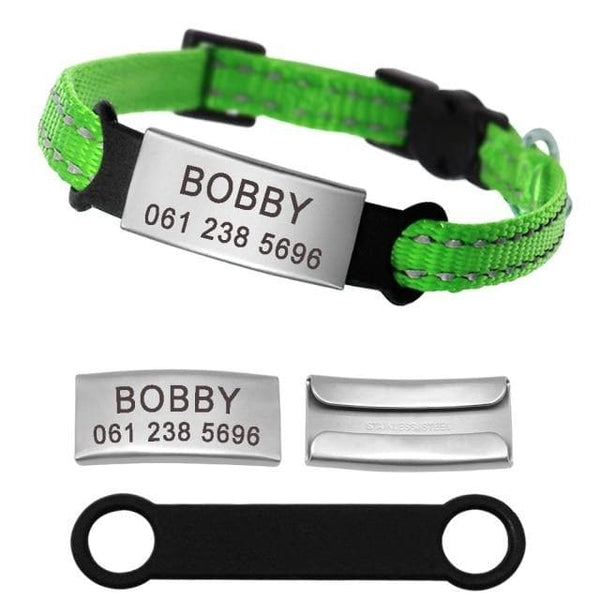 Load image into Gallery viewer, personalised cat collar with engraving