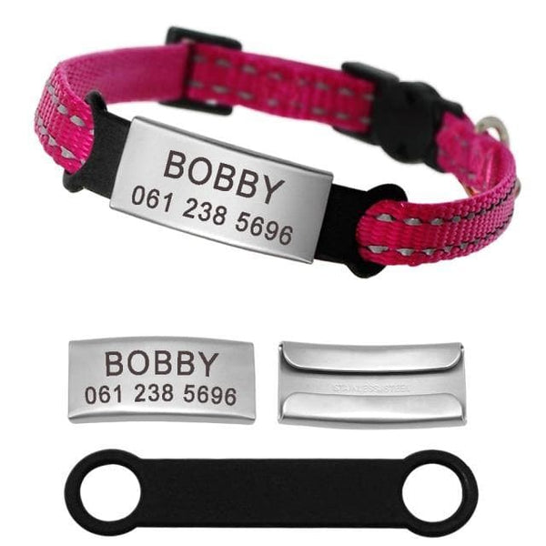 Load image into Gallery viewer, personalised cat collar with engraving