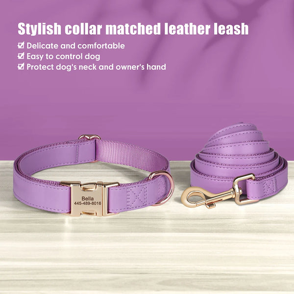 Load image into Gallery viewer, Boardwalk - Leash and Personalised Collar Set
