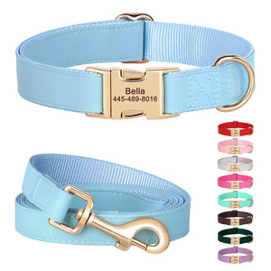 Boardwalk - Leash and Personalised Collar Set
