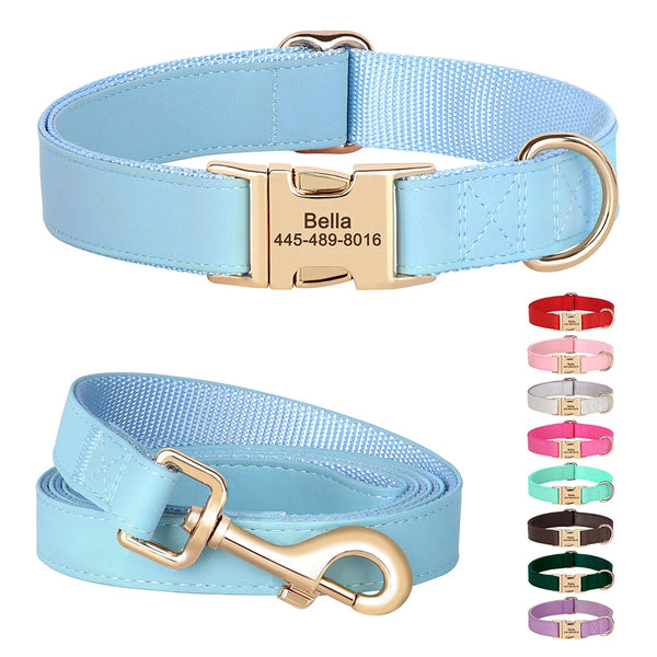 Load image into Gallery viewer, Boardwalk - Leash and Personalised Collar Set

