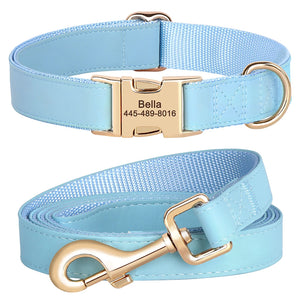Boardwalk - Leash and Personalised Collar Set