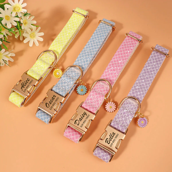 Load image into Gallery viewer, Daisy Chain - Personalised Collar
