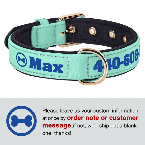 Load image into Gallery viewer, Bold Print - Personalised Collar
