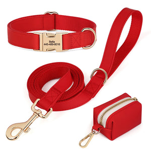 Boardwalk - Leash, Poop Bag Holder & Personalised Collar