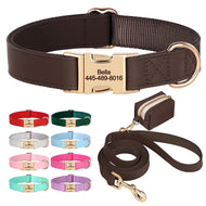 Boardwalk - Leash, Poop Bag Holder & Personalised Collar