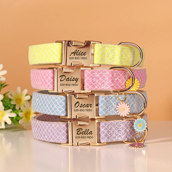 Load image into Gallery viewer, Daisy Chain - Personalised Collar
