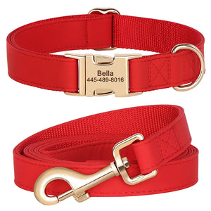 Boardwalk - Leash and Personalised Collar Set
