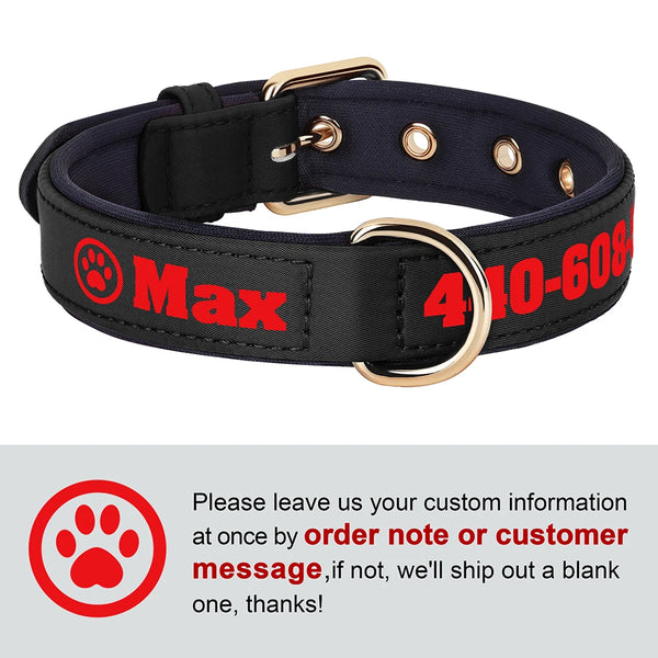 Load image into Gallery viewer, Bold Print - Personalised Collar
