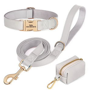 Boardwalk - Leash, Poop Bag Holder & Personalised Collar