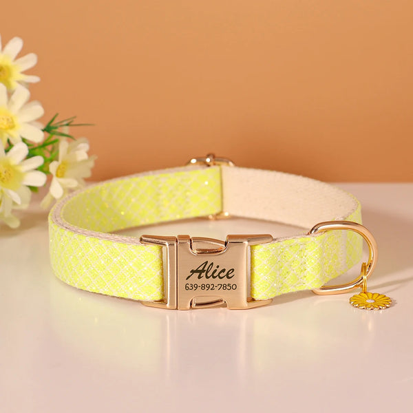 Load image into Gallery viewer, Daisy Chain - Personalised Collar
