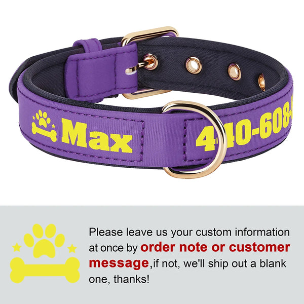 Load image into Gallery viewer, Bold Print - Personalised Collar

