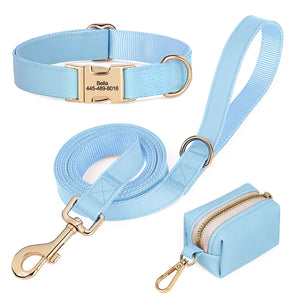 Boardwalk - Leash, Poop Bag Holder & Personalised Collar