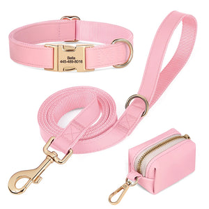 Boardwalk - Leash, Poop Bag Holder & Personalised Collar