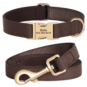 Boardwalk - Leash and Personalised Collar Set
