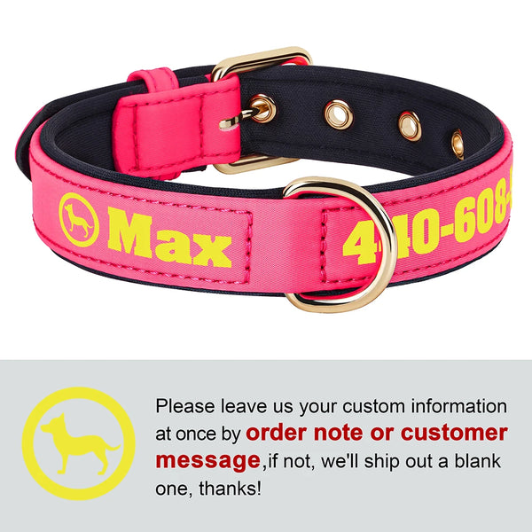 Load image into Gallery viewer, Bold Print - Personalised Collar
