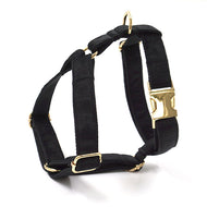 Luxury Velvet Crush Black - Personalised Harness