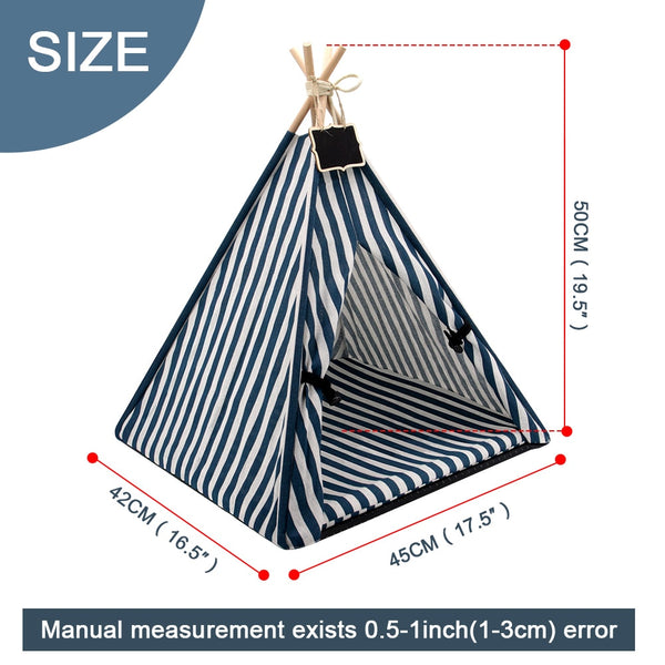 Load image into Gallery viewer, Tee Pee Tent Pet Bed
