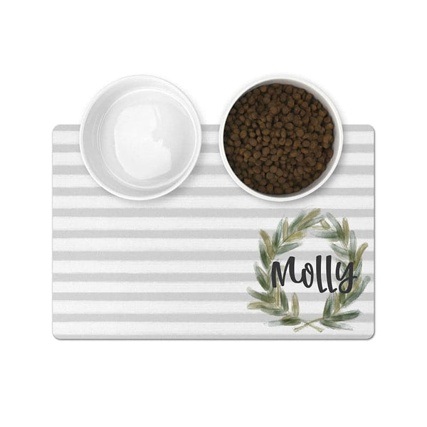 Load image into Gallery viewer, Roman Pet Food Mat - Personalised
