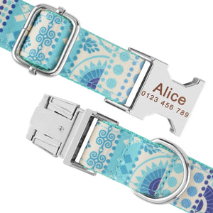 Country Print - Personalised Collar
