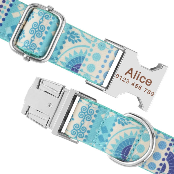 Load image into Gallery viewer, Country Print - Personalised Collar
