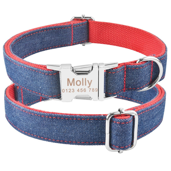 Load image into Gallery viewer, Daily Denim - Personalised Collar
