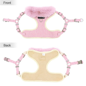 Illegally Blonde - 3 Piece Set - Harness, Leash & Poop Bag Holder
