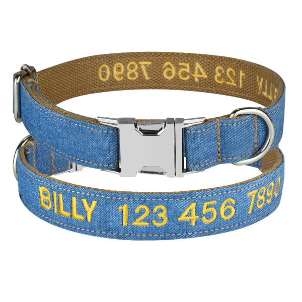 Load image into Gallery viewer, Denim Days - Personalised Collar
