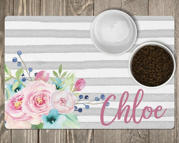 Load image into Gallery viewer, Bloom Pet Food Mat - Personalised
