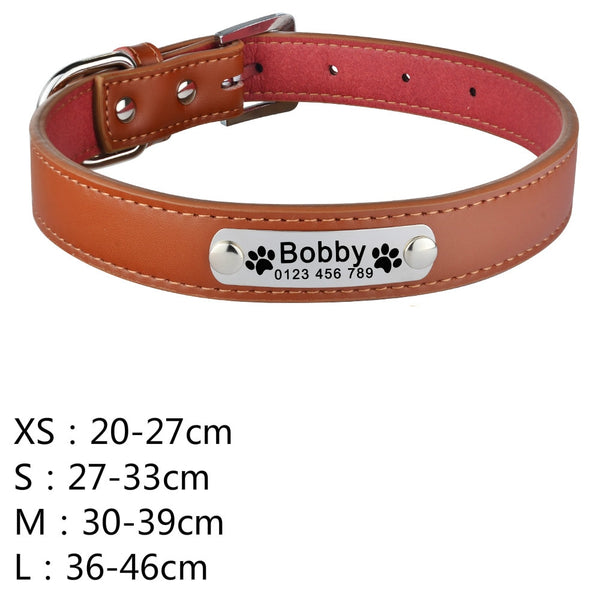 Load image into Gallery viewer, Slim Line Leather - Personalised Collar
