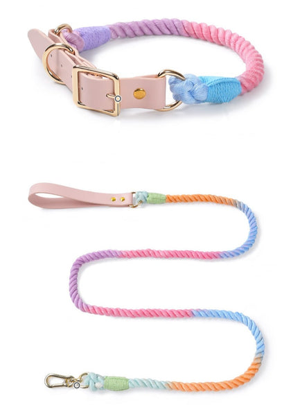 Load image into Gallery viewer, Ombre Rope - 2 Piece Set - Leash &amp; Collar
