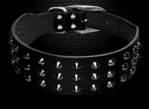 Load image into Gallery viewer, Leather Rivet Collar
