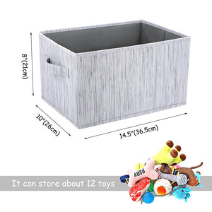 Paw Bone Toy Storage Box - Personalised Name