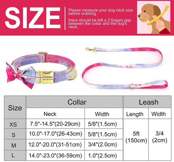 Load image into Gallery viewer, Ombre Splatter - Leash &amp; Personalised Collar
