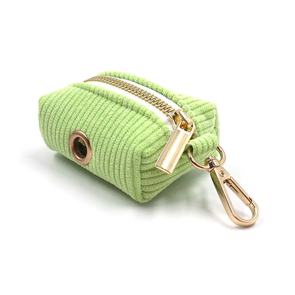 Load image into Gallery viewer, Corduroy Crush Lime - Leash, Poop Bag Holder &amp; Personalised Collar
