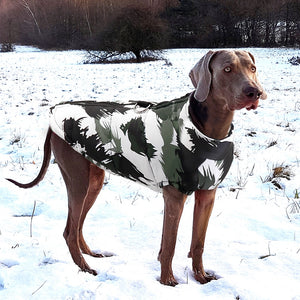 Bomber Print Dog Jacket