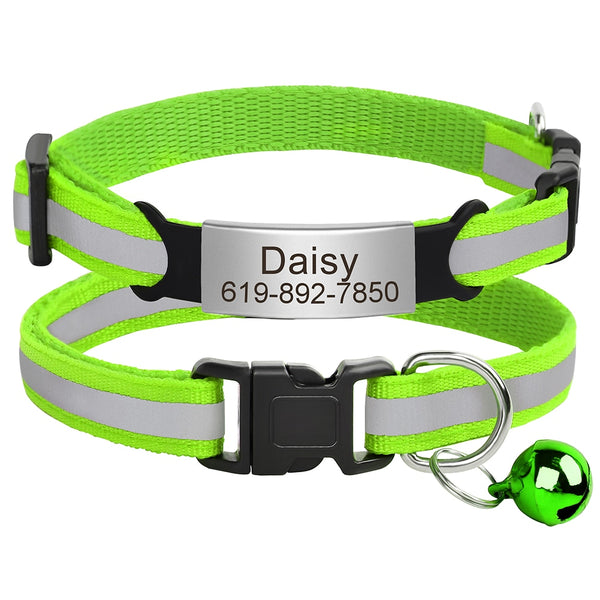 Load image into Gallery viewer, Design Line - Personalised Cat Collar

