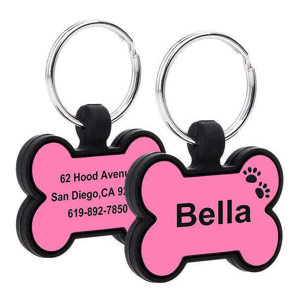 Load image into Gallery viewer, Sleek Silicone Pet Tag - Personalised
