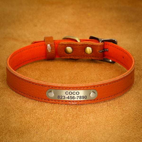 Load image into Gallery viewer, Satin Leather - Personalised Collar
