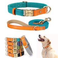 King Inspector - 2 Piece Set - Leash & Personalised Collar