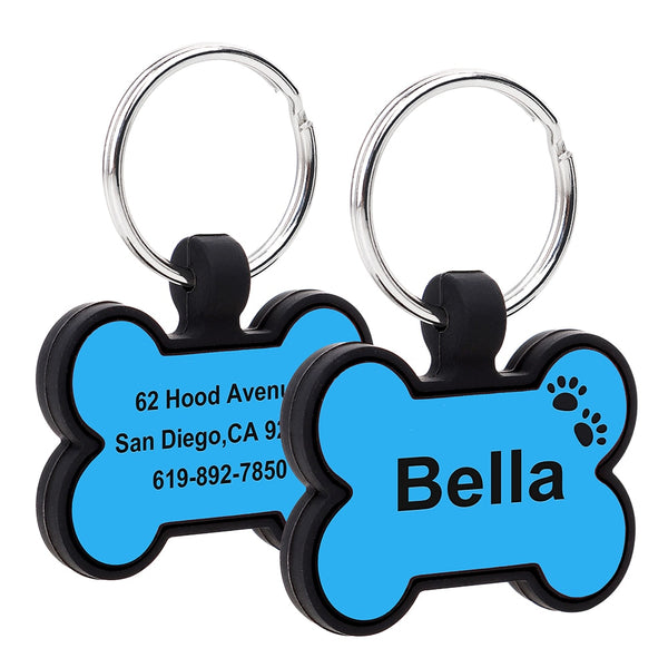 Load image into Gallery viewer, Sleek Silicone Pet Tag - Personalised
