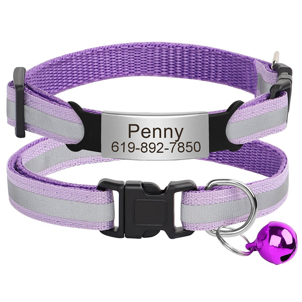 Load image into Gallery viewer, Design Line - Personalised Cat Collar
