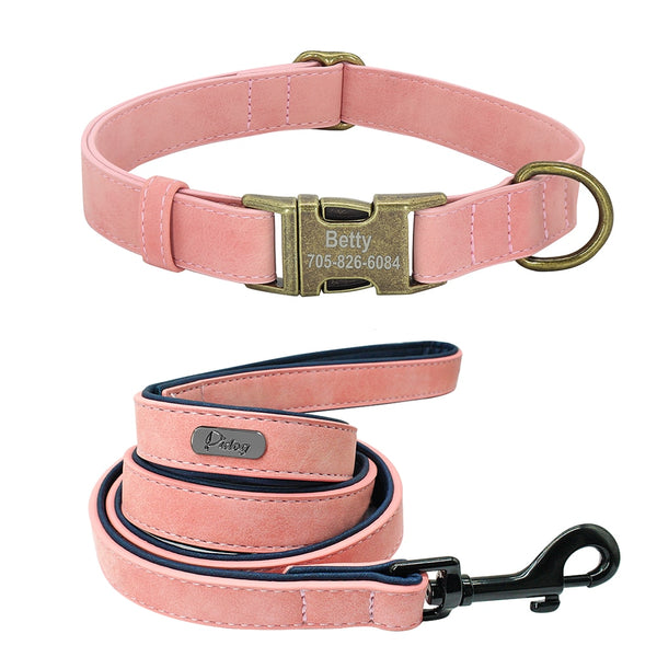Load image into Gallery viewer, Vintage Bronze - 2 Piece Set - Leash &amp; Personalised Collar
