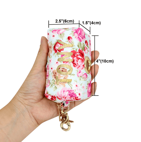Load image into Gallery viewer, Personalised dog poo bag dispenser holder with printed name

