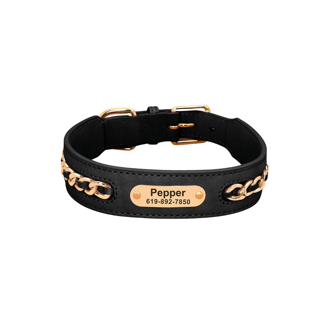 Chain Reaction - Personalised Collar